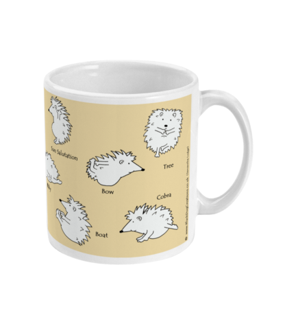 Yoga Hedgehog Mug Yoga Coffee Mug