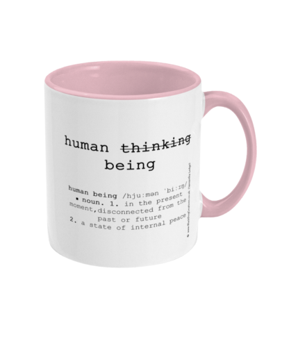 Human Being Definition | Inspirational Yoga Mug