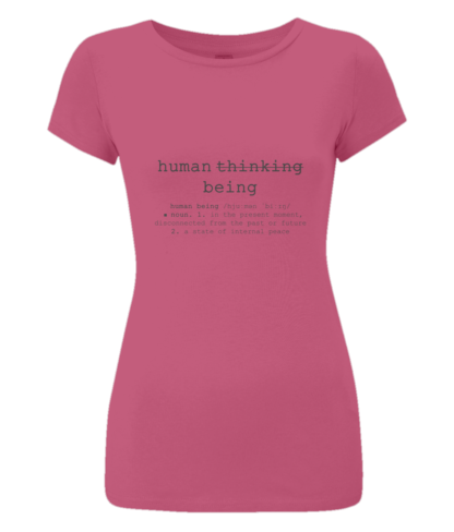 Organic Cotton Short Sleeved T Shirt Tee Tshirt Womens Yoga Wear Festival Wear