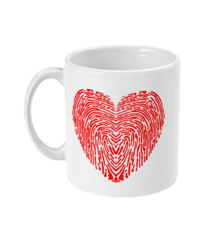 I Love You Fingerprint Heart Coffee Mug Valentines Gift Anniversary Gift Valentines Day Gift For Him Valentines Day Gift For Her Gift For Her Gift For Him LOVEYOUMUG