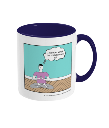 In the Yoga Class Sports Mad Man 11oz Ceramic Mug Ceramic Mug Yoga Gift Meditation Gift Mindfulness Gift For Him