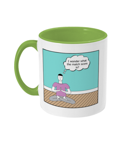 In the Yoga Class Sports Mad Man 11oz Ceramic Mug Gift For Him