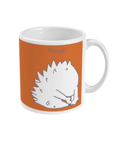 Hedgehog Yoga Pose Mug