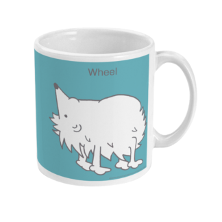 Hedgehog Yoga Pose Mug – Funny Wheel Pose 11 floz Coffee Mug HHWHEBRIBLU R