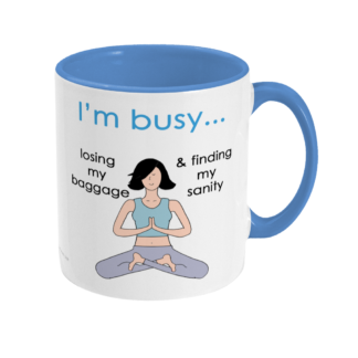 Funny Mindfulness Meditation Yoga Definition Coffee Mug – Yoga Mug – Woman