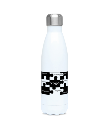 8 Limbs of Yoga Jigsaw Water Bottle 500ml Stainless Steel ( Y_8LIMBS_JIGSAW_WB500ML)