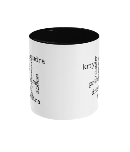 Kundalini Yoga Elements Crossword Ceramic Mug