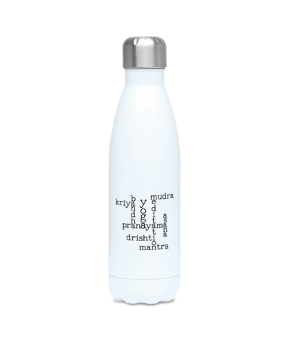 Kundalini Yoga Elements Crossword Water Bottle 500ml Stainless F