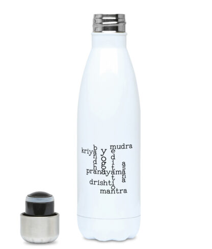 Kundalini Yoga Elements Crossword Water Bottle 500ml Stainless F
