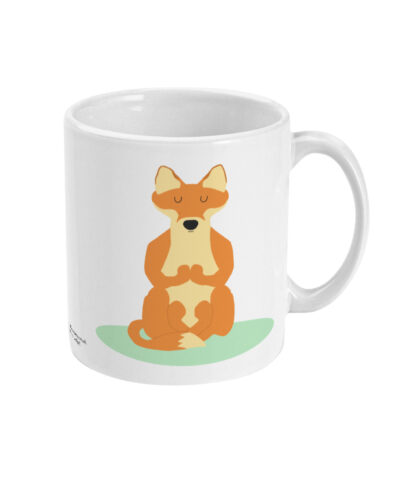 Yoga Fox Mug Yoga Coffee Mug