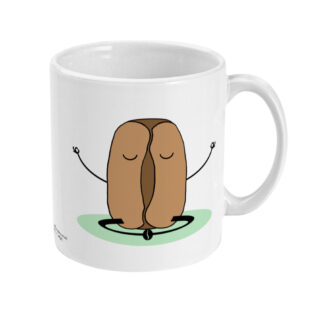 Yoga Coffee Bean Mug Yoga Coffee Mug Yoga Coffee Mug