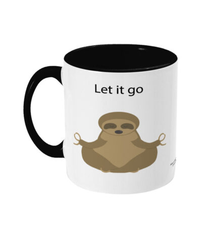 Yoga Sloth Mug Let it go