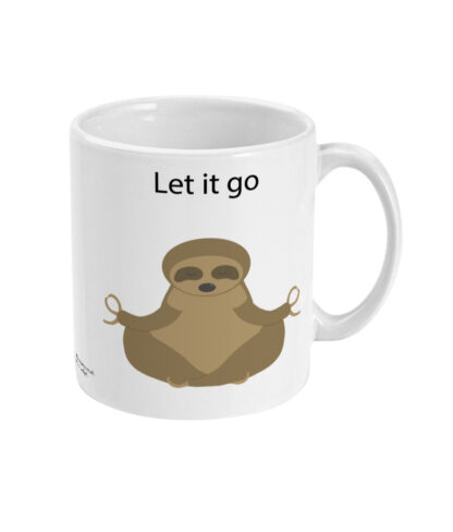 Yoga Sloth Mug Let it go