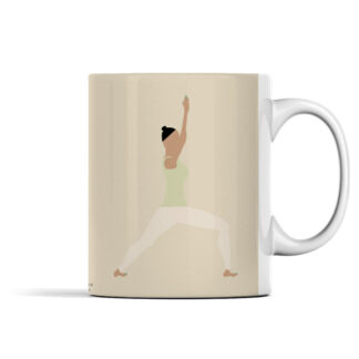 Warrior Woman Yoga Mug OAT