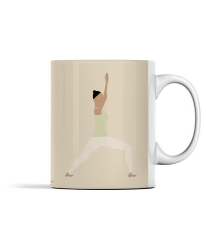 Warrior Woman Yoga Mug OAT